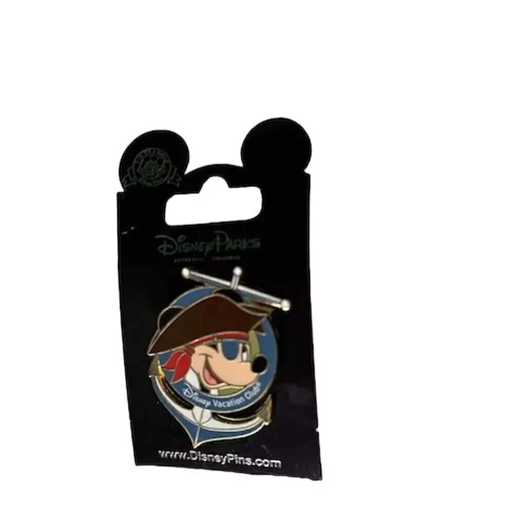 Disney Vacation Club Exclusive Pirate Mickey Pin Anchor Ship Collectible